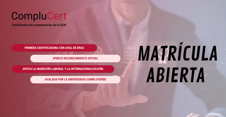 Certifica tus competencias digitales para la docencia en Complucert